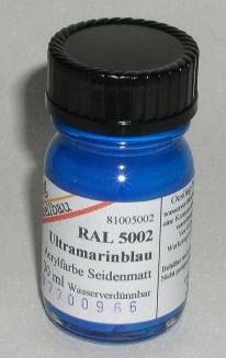 RAL 5002 Ultramarinblau seidenmatt