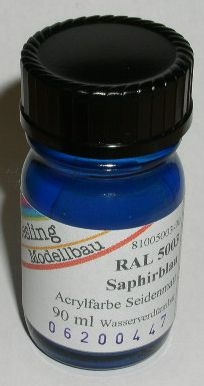 RAL 5003 Saphirblau seidenmatt