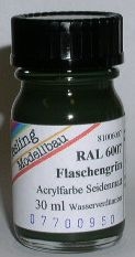 RAL 6007 Flaschengrün seidenmatt