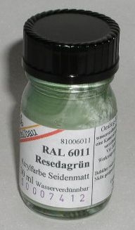 RAL 6011 Resedagrün seidenmatt