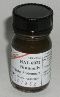 RAL 6022 Braunoliv seidenmatt