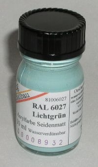 RAL 6027 Lichtgrün seidenmatt