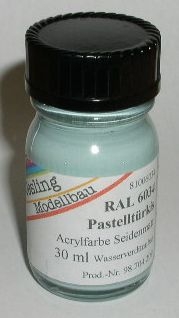 RAL 6034 Pastelltürkis seidenmatt