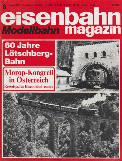 eisenbahn magazin 8-1973 - August # beschädigt