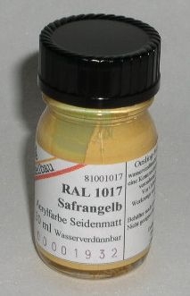 RAL 1017 Safrangelb seidenmatt