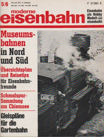 moderne eisenbahn 5/6-1970 - Mai / Juni