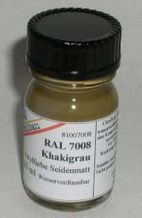 RAL 7008 Khakigrau seidenmatt