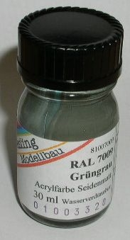 RAL 7009 Grüngrau seidenmatt