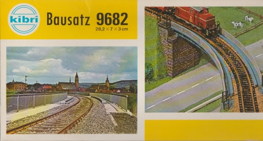 H0 Blechträgerbrücke, gebogen