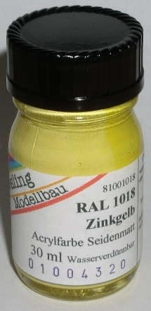 RAL 1018 Zinkgelb seidenmatt