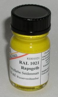 RAL 1021 Rapsgelb seidenmatt