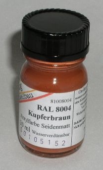 RAL 8004 Kupferbraun seidenmatt