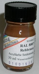 RAL 8007 Rehbraun seidenmatt