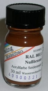 RAL 8011 Nußbraun seidenmatt