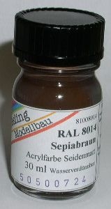 RAL 8014 Sepiabraun seidenmatt