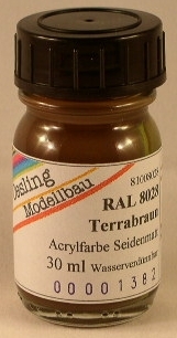 RAL 8028 Terrabraun seidenmatt