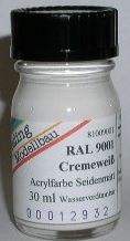 RAL 9001 Cremeweiß seidenmatt