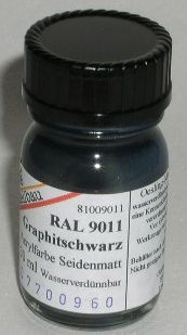 RAL 9011 Graphitschwarz seidenmatt