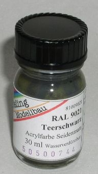 RAL 9021 Teerschwarz seidenmatt