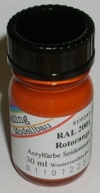 RAL 2001 Rotorange seidenmatt