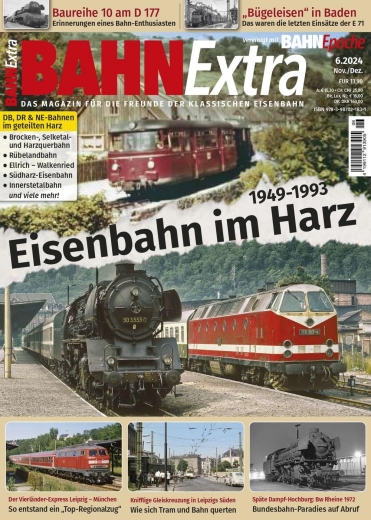 Bahn Extra 2024 Nov. / Dez. Eisenbahn im Harz