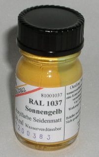 RAL 1037 Sonnengelb seidenmatt