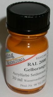 RAL 2000 Gelborange glänzend