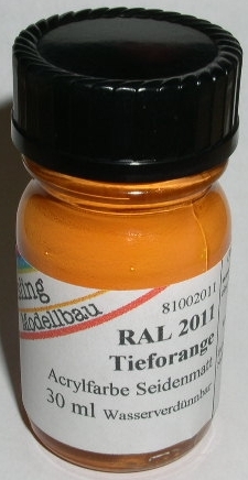 RAL 2011 Tieforange glänzend