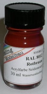 RAL 8012 Rotbraun glänzend