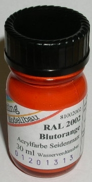 RAL 2002 Blutorange matt