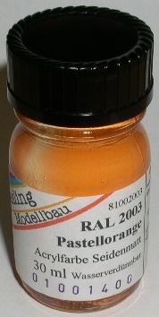 RAL 2003 Pastellorange matt