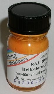 RAL 2008 Hellrotorange matt