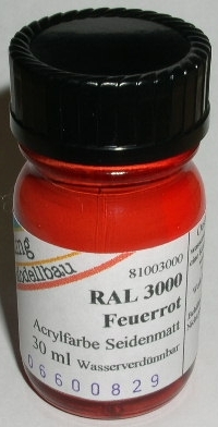 RAL 3000 Feuerrot matt