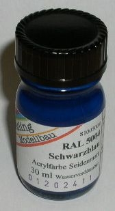 RAL 5004 Schwarzblau matt