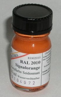 RAL 2010 Signalorange seidenmatt