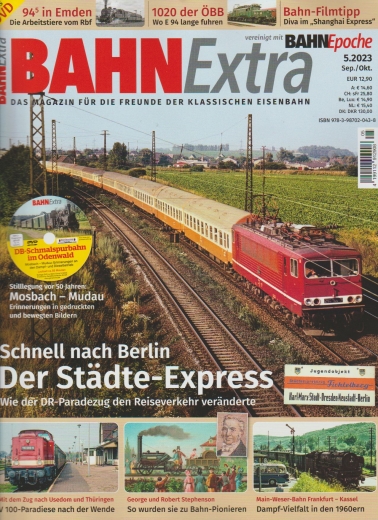 Bahn Extra 2023 Sep./Okt. - Städte-Express der DR