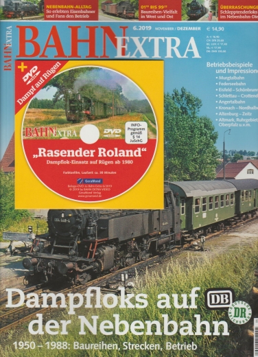 Dampfloks auf der Nebenbahn - Bahn Extra 2019 Nov./Dez.