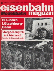 eisenbahn magazin 8-1973 - August # beschädigt