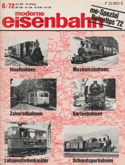 moderne eisenbahn 6-1972 - Juni