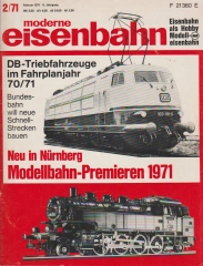 moderne eisenbahn 2-1971 - Februar