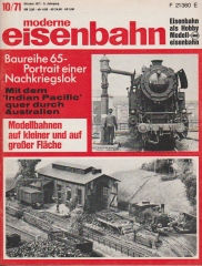 moderne eisenbahn 10-1971 - Oktober