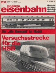 moderne eisenbahn 12-1970 - Dezember