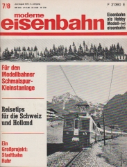 moderne eisenbahn 7/8 1970 - Juli/August