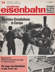 moderne eisenbahn 7/8 1969 - Juli/August