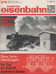 moderne eisenbahn 12-1970 - Dezember