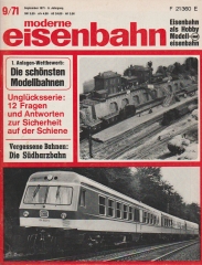 moderne eisenbahn 9-1971 - September