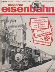 moderne eisenbahn 22 - Juli / August 1966