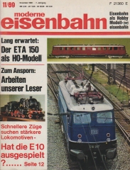 moderne eisenbahn 11 1969 - November