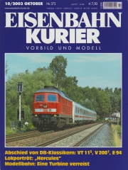 Eisenbahn Kurier 2003 Oktober