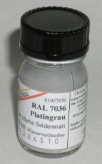 RAL 7036 Platingrau seidenmatt